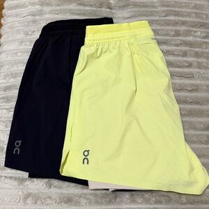 3” Performance 2-in-1 Shorts | New | Black & Lemon | Bundle of 2